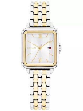 Tommy Hilfiger Women's Quartz Two Tone Stainless Steel Bracelet Watch, 22.5mm